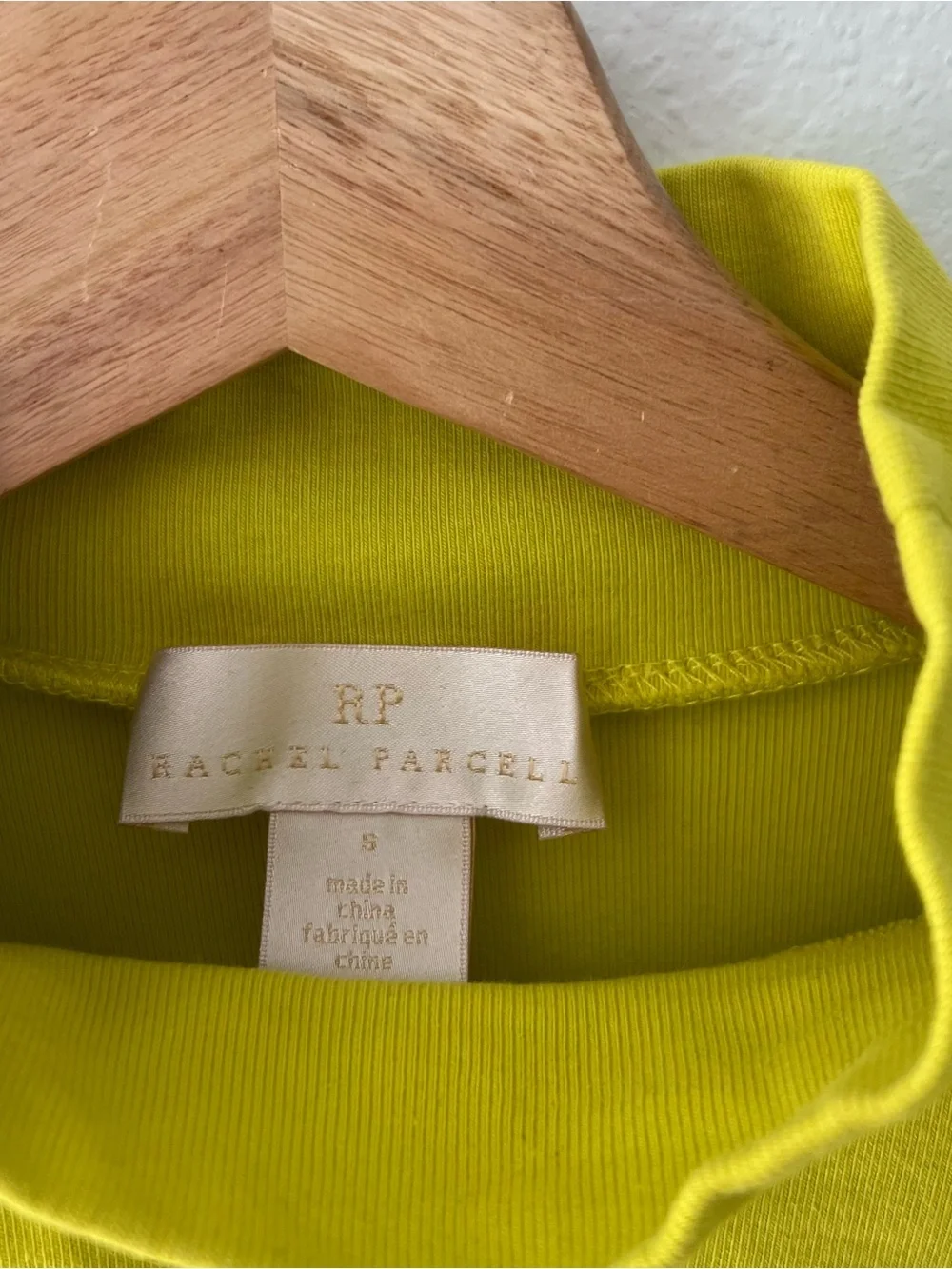 RACHEL PARCELL | Iconic Cutout Stretch Knit Bodysuit in Chartreuse | S - Picture 4 of 4